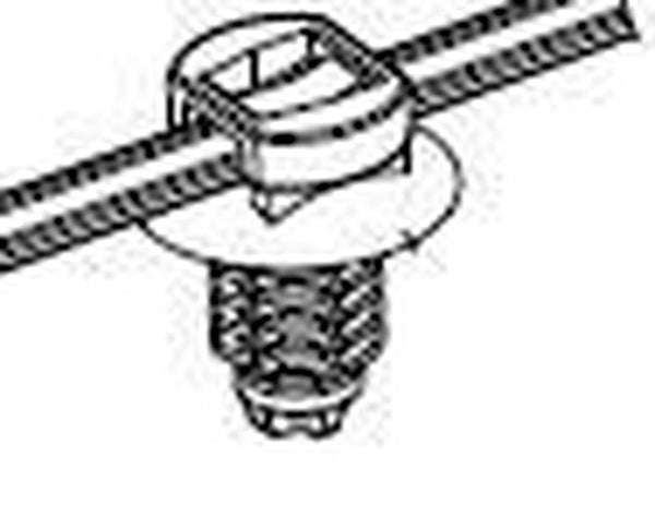 HellermannTyton 156-00282 | Heavy Duty Cable Tie/Fir Tree Mount, 15" X .5"L, 0.03 - 0.28" Panel Thick, 50Lb, Pa66Hs/Pa66Hirhs, Black, 500/Pkg