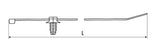 HellermannTyton 156-00282 | Heavy Duty Cable Tie/Fir Tree Mount, 15" X .5"L, 0.03 - 0.28" Panel Thick, 50Lb, Pa66Hs/Pa66Hirhs, Black, 500/Pkg