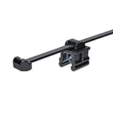 HellermannTyton 156-00872 | Outside Serrated Cable Tie & Edge Clip, 8.0" Long, Ec19, 3 - 6 Mm Panel, 50Lb, Pa66Hs, Black, 500/Pkg