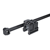 HellermannTyton 156-00878 | Outside Serrated Cable Tie & Edge Clip, 8.0" Long, Ec24, 3 - 6 Mm Panel, 50Lb, Pa66Hs, Black, 500/Pkg