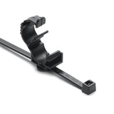 HellermannTyton 156-01289 | LOC Locking Clamp, 5-9 mm, Unassembled to T50R Tie, PA66HIRHSUV, Black, 1000/ctn