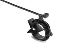HellermannTyton 156-01342 | 1-Piece Cable Ties with Pipe Clip, 19-24.5mm, PA66HIRHS, Black, 500/pkg