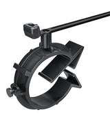 HellermannTyton 156-01344 | 1-Piece Cable Ties with Pipe Clip, 25-31mm, PA66HIRHS, Black, 250/pkg
