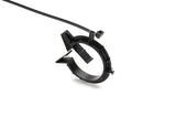 HellermannTyton 156-01348 | 1-Piece Cable Ties with Pipe Clip, 39-45mm, PA66HIRHS, Black, 250/pkg