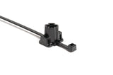 HellermannTyton 156-01547 | 2-Piece M5/T5/M6/T6 Stud Mount Tie, 8.0" Tie, 50lb Tensile Strength, PA66HS/PA66HIRHS, BK, 3000/pkg