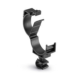 HellermannTyton 156-01614 | LOC Locking Clamp, 20-25 mm, to MOC Clip, 8 mm, PA66HIRHSUV, Black, 1000/ctn