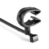 HellermannTyton 156-01658 | MOC Clip, 14 mm, Assembled to T50SVC Swivel Tie, PA66HIRHSUV, Black, 1000/ctn