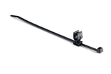 HellermannTyton 156-01661 | MOC Clip, 9 mm, Unassembled to T50R Tie, PA66HIRHSUV, Black, 1000/ctn