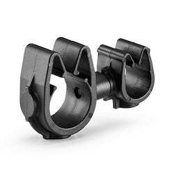 HellermannTyton 156-01666 | MOC Clip to MOC Clip, 8 mm, 12 mm, PA66HIRHSUV, Black, 1000/ctn