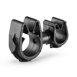 HellermannTyton 156-01666 | MOC Clip to MOC Clip, 8 mm, 12 mm, PA66HIRHSUV, Black, 1000/ctn