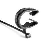HellermannTyton 156-01781 | MOC Clip, 26 mm, Assembled to T50SMVC Swivel Tie, PA66HIRHSUV, Black, 1000/ctn