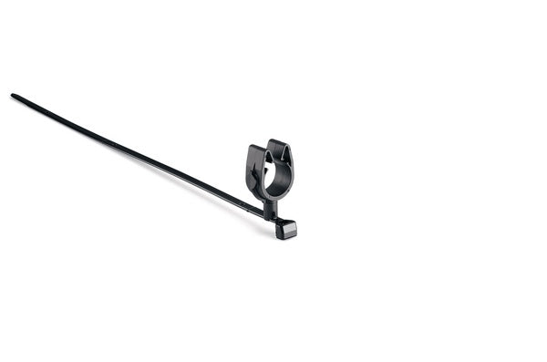 HellermannTyton 156-01789 | MOC Clip, 14 mm Transverse, Assembled to T50SMVC Swivel Tie, PA66HIRHSUV, Black, 1000/ctn