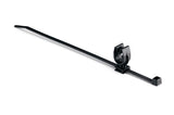 HellermannTyton 156-01815 | MOC Clip, 10 mm, Unassembled to T50R Tie, PA66HIRHSUV, Black, 1000/ctn