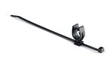 HellermannTyton 156-01817 | MOC Clip, 14 mm, Unassembled to T50R Tie, PA66HIRHSUV, Black, 1000/ctn