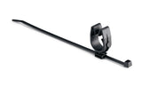 HellermannTyton 156-01819 | MOC Clip, 19 mm, Unassembled to T50R Tie, PA66HIRHSUV, Black, 1000/ctn