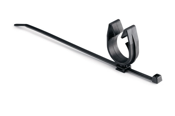 HellermannTyton 156-01821 | MOC Clip, 26 mm, Unassembled to T50R Tie, PA66HIRHSUV, Black, 1000/ctn