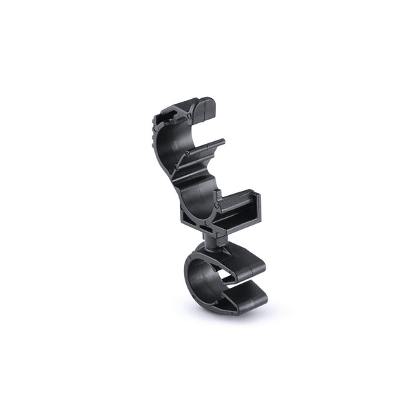 HellermannTyton 156-01837 | LOC Locking Clamp, 5-9 mm, to MOC Clip, 10 mm, PA66HIRHSUV, Black, 1000/ctn