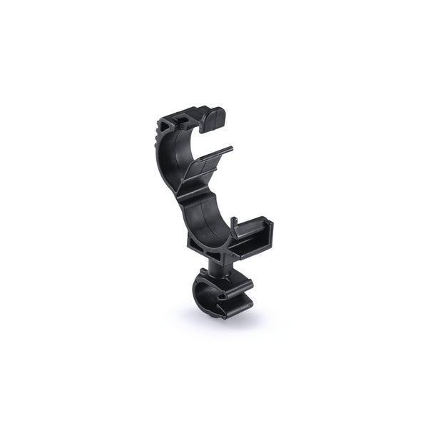 HellermannTyton 156-01859 | LOC Locking Clamp, 10-14 mm, to MOC Clip, 9 mm, PA66HIRHSUV, Black, 1000/ctn