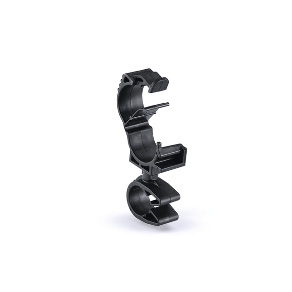 HellermannTyton 156-01861 | LOC Locking Clamp, 10-14 mm, to MOC Clip, 10 mm, PA66HIRHSUV, Black, 1000/ctn