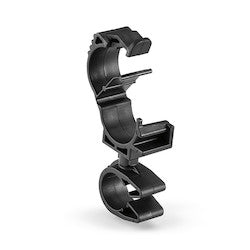 HellermannTyton 156-01863 | LOC Locking Clamp, 10-14 mm, to MOC Clip, 12 mm, PA66HIRHSUV, Black, 1000/ctn