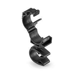 HellermannTyton 156-01865 | LOC Locking Clamp, 10-14 mm, to MOC Clip, 14 mm, PA66HIRHSUV, Black, 1000/ctn