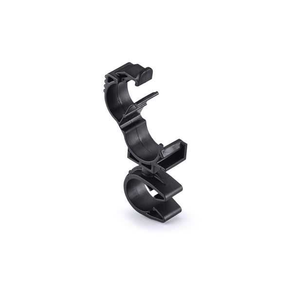 HellermannTyton 156-01867 | LOC Locking Clamp, 10-14 mm, to MOC Clip, 16 mm, PA66HIRHSUV, Black, 1000/ctn