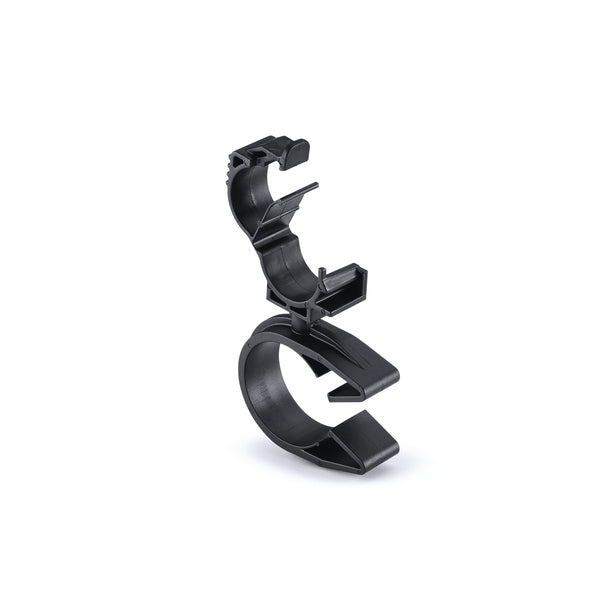 HellermannTyton 156-01873 | LOC Locking Clamp, 10-14 mm, to MOC Clip, 26 mm, PA66HIRHSUV, Black, 1000/ctn