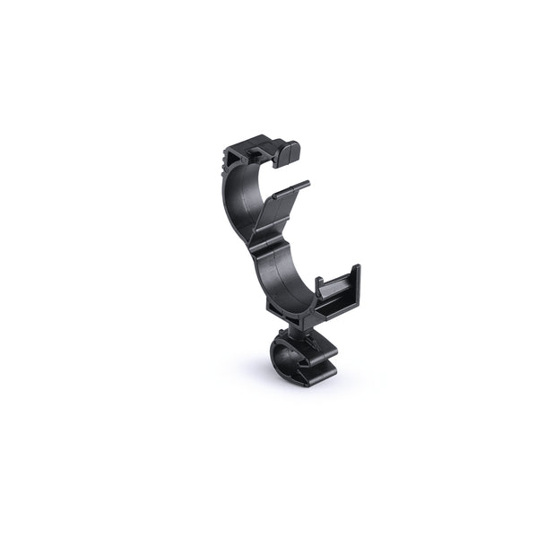 HellermannTyton 156-01883 | LOC Locking Clamp, 15-19 mm, to MOC Clip, 9 mm, PA66HIRHSUV, Black, 1000/ctn