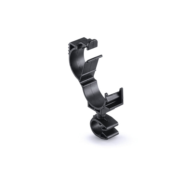 HellermannTyton 156-01885 | LOC Locking Clamp, 15-19 mm, to MOC Clip, 10 mm, PA66HIRHSUV, Black, 1000/ctn