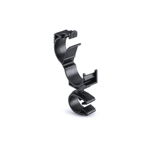 HellermannTyton 156-01889 | LOC Locking Clamp, 15-19 mm, to MOC Clip, 14 mm, PA66HIRHSUV, Black, 1000/ctn