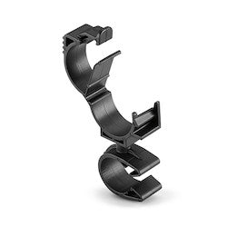HellermannTyton 156-01891 | LOC Locking Clamp, 15-19 mm, to MOC Clip, 16 mm, PA66HIRHSUV, Black, 1000/ctn