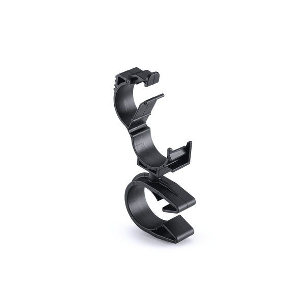 HellermannTyton 156-01895 | LOC Locking Clamp, 15-19 mm, to MOC Clip, 22 mm, PA66HIRHSUV, Black, 1000/ctn
