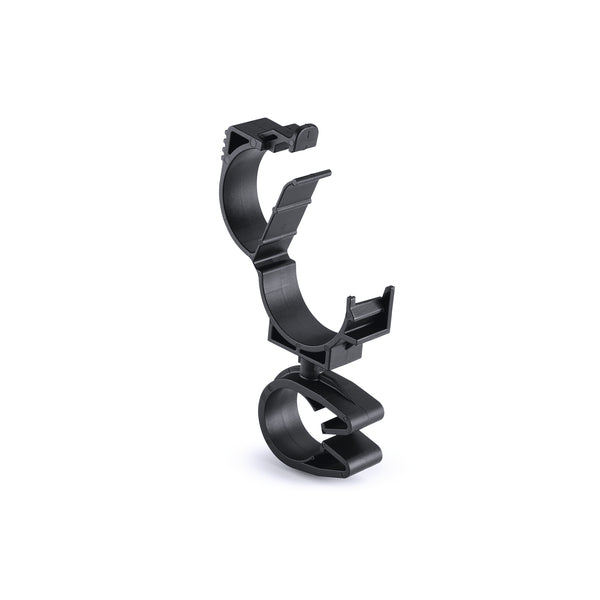 HellermannTyton 156-01918 | LOC Locking Clamp, 20-25 mm, to MOC Clip, 19 mm, PA66HIRHSUV, Black, 1000/ctn