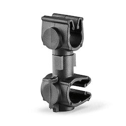 HellermannTyton 156-01926 | MOC Clip to MOC Clip Perpendicular, 5 mm, 7 mm Perpendicular, PA66HIRHSUV, Black, 1000/ctn