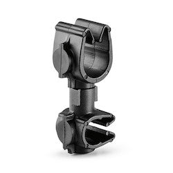 HellermannTyton 156-01975 | MOC Clip to MOC Clip Perpendicular, 7 mm, 8 mm Perpendicular, PA66HIRHSUV, Black, 1000/ctn
