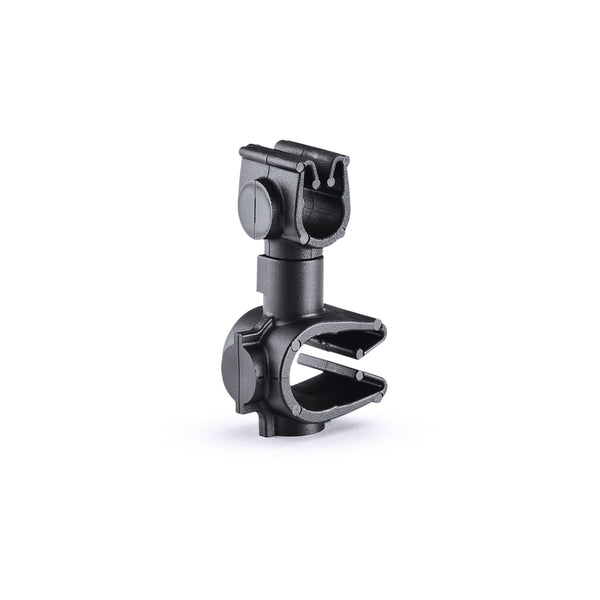 HellermannTyton 156-01996 | MOC Clip to MOC Clip Perpendicular, 8 mm, 5 mm Perpendicular, PA66HIRHSUV, Black, 1000/ctn