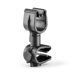 HellermannTyton 156-01999 | MOC Clip to MOC Clip Perpendicular, 8 mm, 8 mm Perpendicular, PA66HIRHSUV, Black, 1000/ctn
