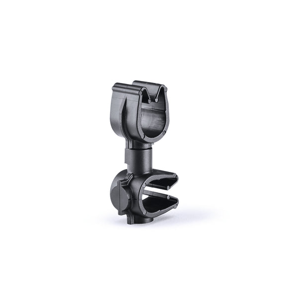 HellermannTyton 156-02035 | MOC Clip to MOC Clip Perpendicular, 9 mm, 9 mm Perpendicular, PA66HIRHSUV, Black, 1000/ctn
