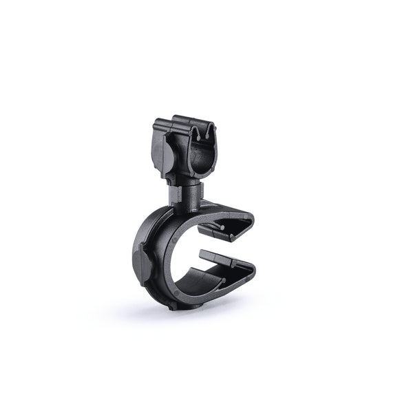 HellermannTyton 156-02104 | MOC Clip to MOC Clip Perpendicular, 14 mm, 6 mm Perpendicular, PA66HIRHSUV, Black, 1000/ctn