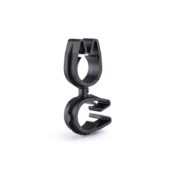 HellermannTyton 156-02160 | MOC Clip to MOC Clip Perpendicular, 19 mm, 19 mm Perpendicular, PA66HIRHSUV, Black, 1000/ctn