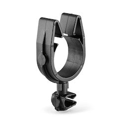 HellermannTyton 156-02175 | MOC Clip to MOC Clip Perpendicular, 22 mm, 5 mm Perpendicular, PA66HIRHSUV, Black, 1000/ctn