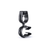 HellermannTyton 156-02184 | MOC Clip to MOC Clip Perpendicular, 22 mm, 19 mm Perpendicular, PA66HIRHSUV, Black, 1000/ctn