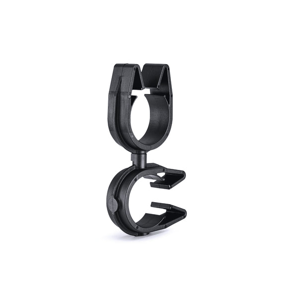HellermannTyton 156-02185 | MOC Clip to MOC Clip Perpendicular, 22 mm, 22 mm Perpendicular, PA66HIRHSUV, Black, 1000/ctn