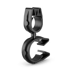 HellermannTyton 156-02208 | MOC Clip to MOC Clip Perpendicular, 26 mm, 19 mm Perpendicular, PA66HIRHSUV, Black, 1000/ctn