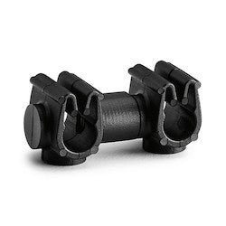 HellermannTyton 156-02280 | MOC Clip to MOC Clip, 5 mm, 5 mm, PA66HIRHSUV, Black, 1000/ctn