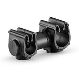 HellermannTyton 156-02281 | MOC Clip to MOC Clip, 5 mm, 6 mm, PA66HIRHSUV, Black, 1000/ctn