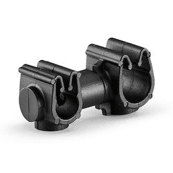 HellermannTyton 156-02282 | MOC Clip to MOC Clip, 5 mm, 7 mm, PA66HIRHSUV, Black, 1000/ctn