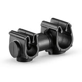 HellermannTyton 156-02282 | MOC Clip to MOC Clip, 5 mm, 7 mm, PA66HIRHSUV, Black, 1000/ctn