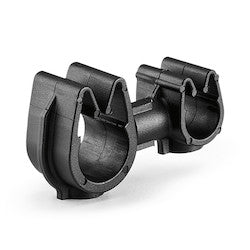 HellermannTyton 156-02284 | MOC Clip to MOC Clip, 5 mm, 9 mm, PA66HIRHSUV, Black, 1000/ctn