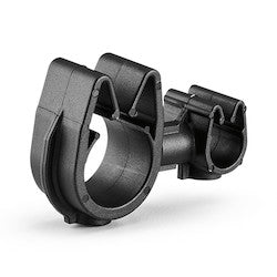 HellermannTyton 156-02286 | MOC Clip to MOC Clip, 5 mm, 12 mm, PA66HIRHSUV, Black, 1000/ctn